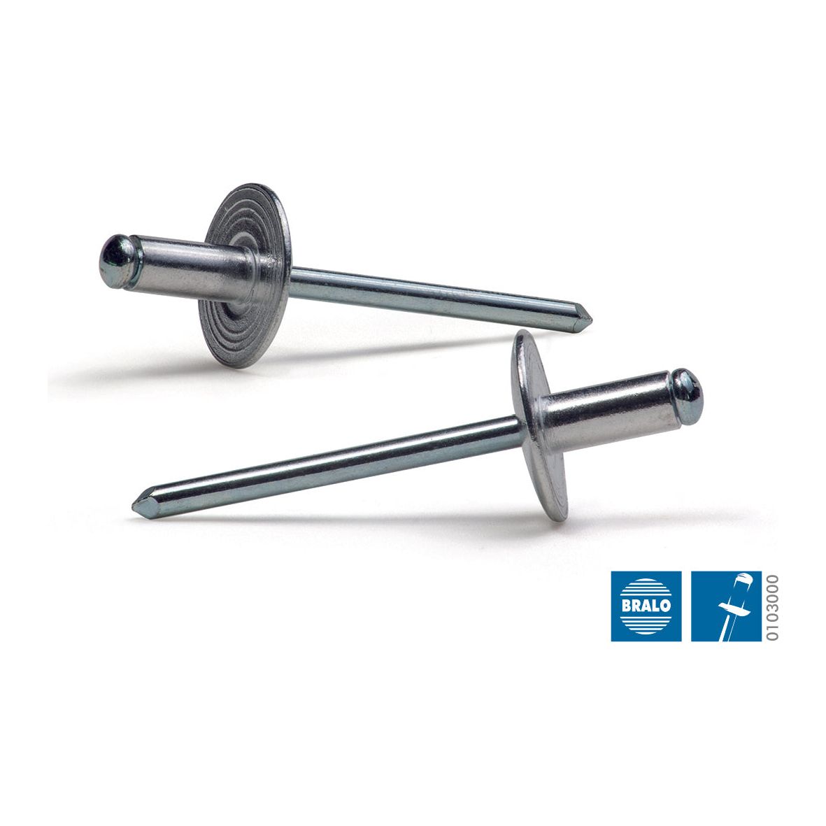 Blindnit 4,8 x40mm Alu/Stål100stk.