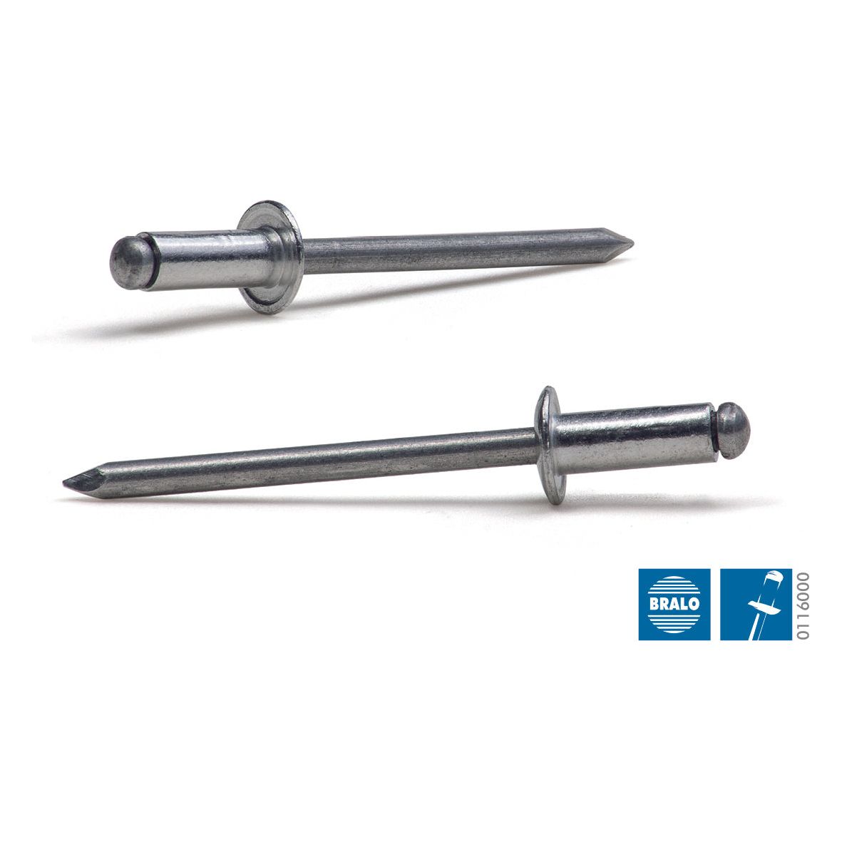 Blindnit 4,0 x6mm Alu/Alu500stk.