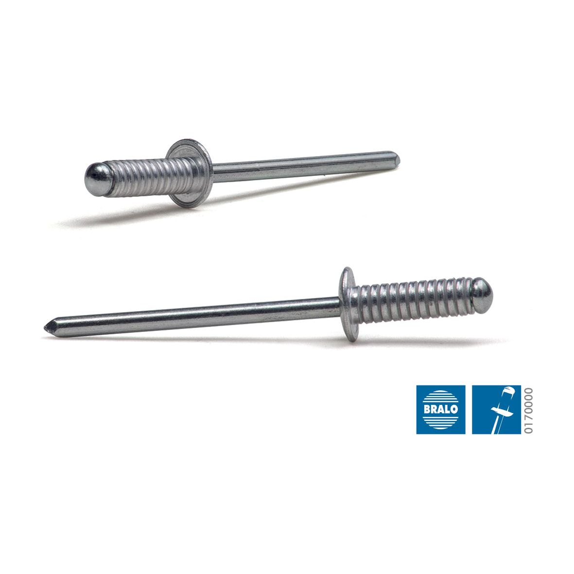 Blindnit 3,2 x10mm Alu/Stål500stk.