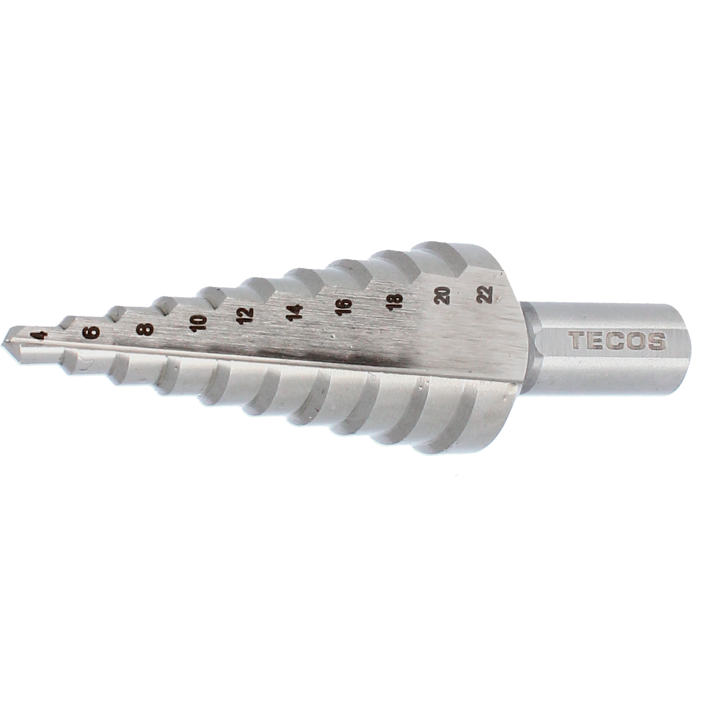 Stegborr, 10 steg: 4 - 22 mm