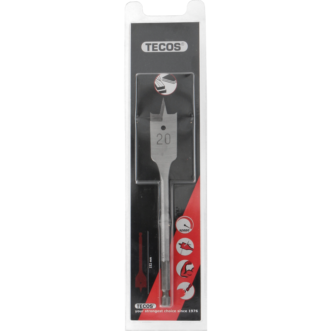 Flatborr 20x152mm