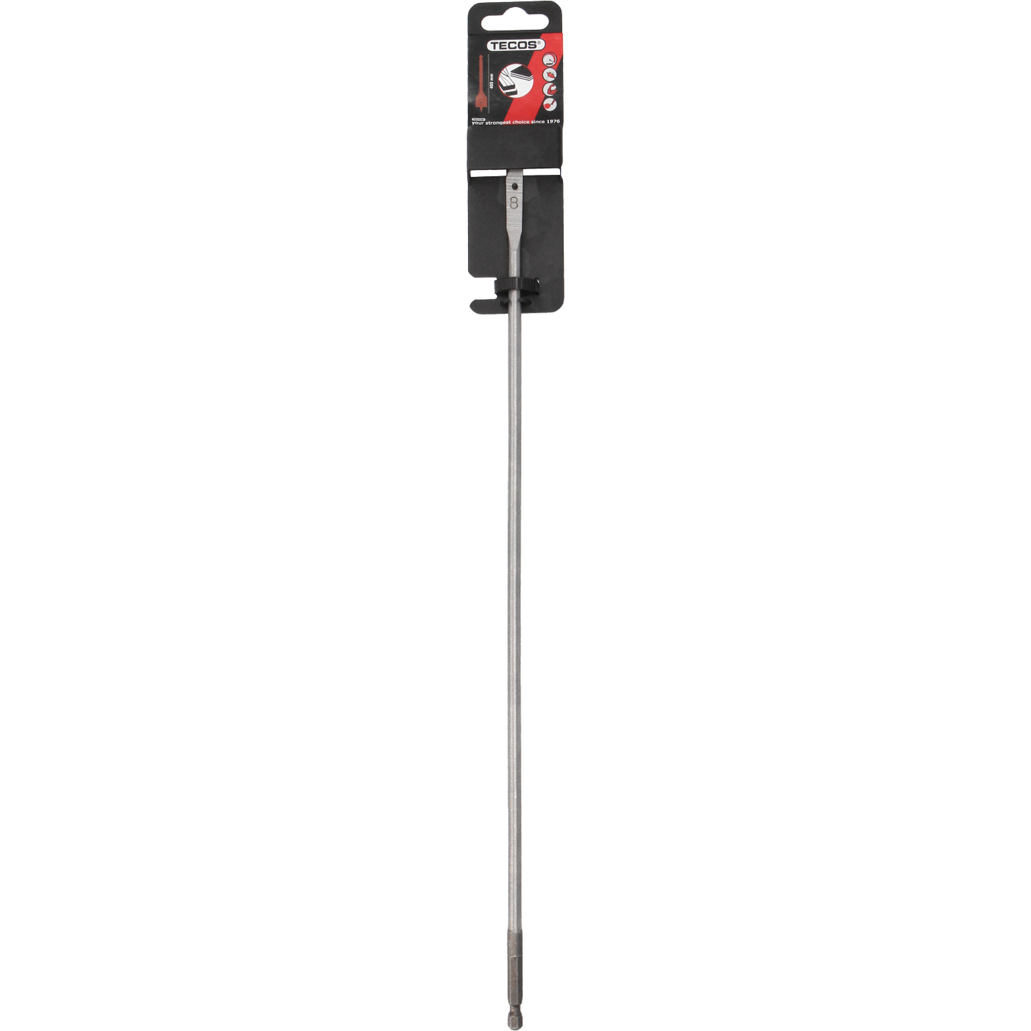 Flatborr 8x400mm