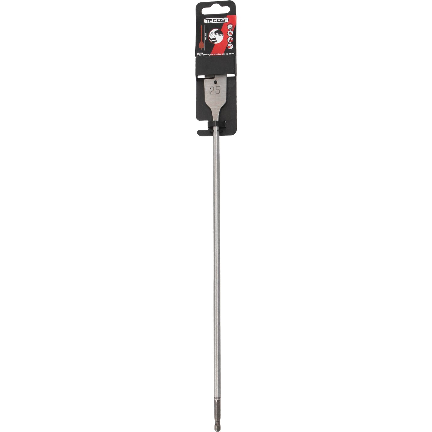 Flatborr 25x400mm