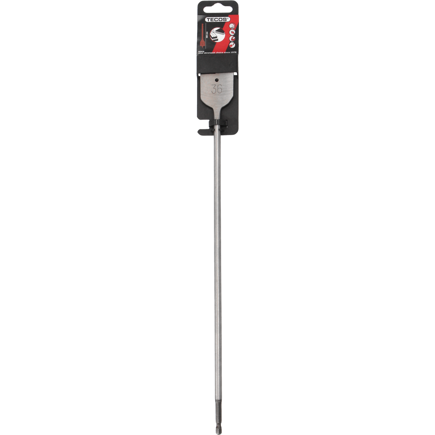 Flatborr 36x400mm