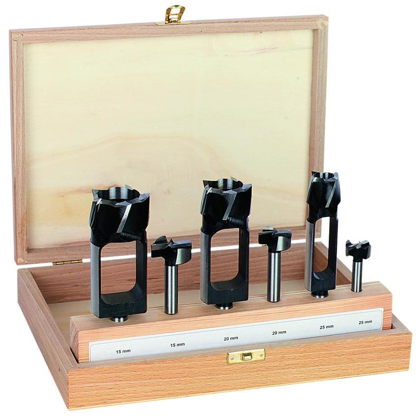 Plugg- & kvistborrset m/2x3 stk