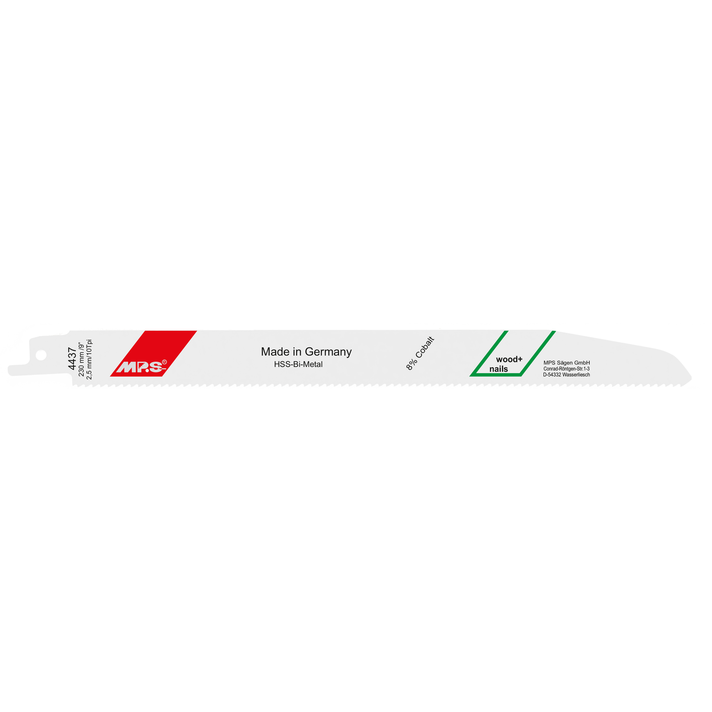 Tigersågsblad 4437 5 st., 230 mm Bimetall 10 tpi