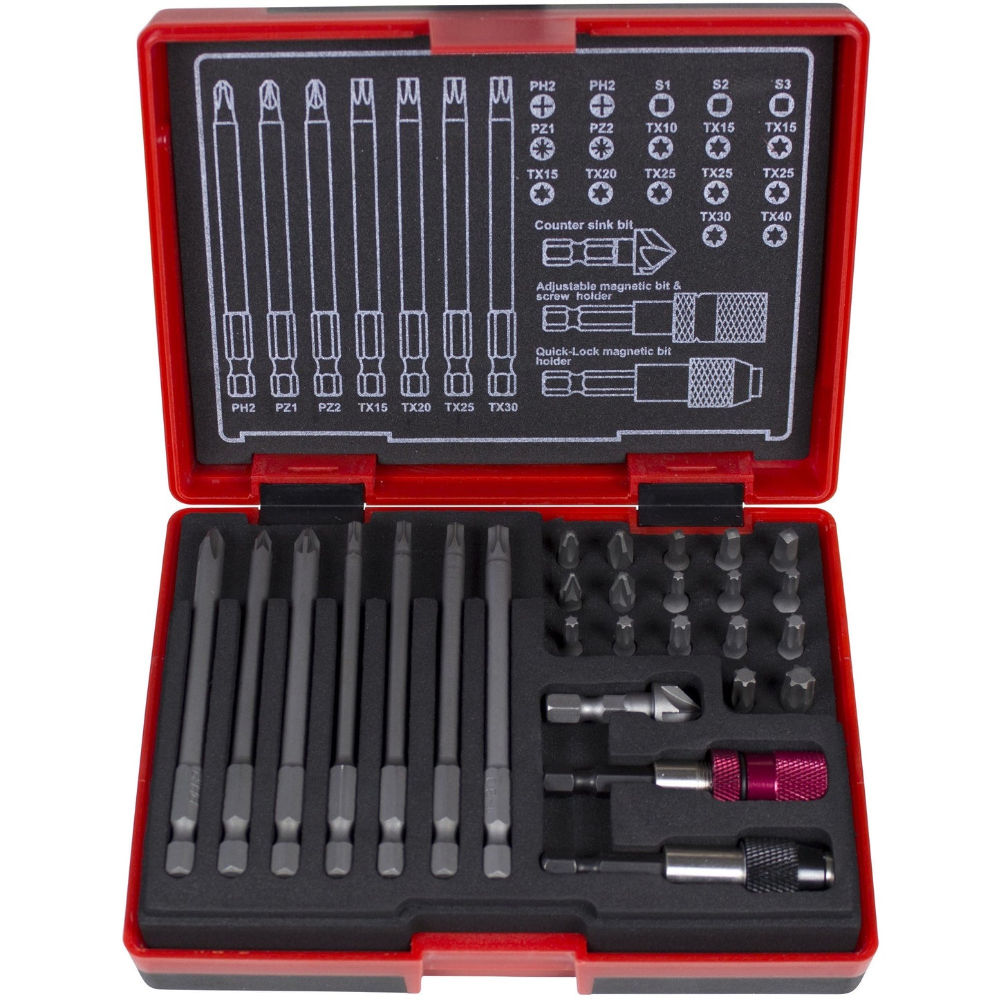 Bitssats T-B027, 27 delar