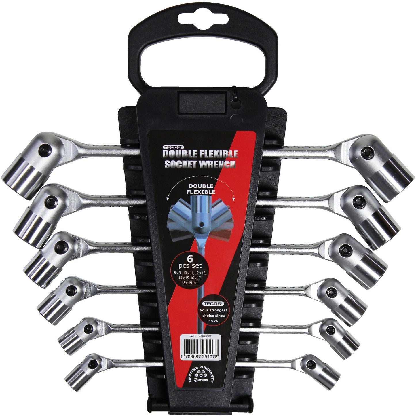 Lednyckelsats - 6 delar, mm