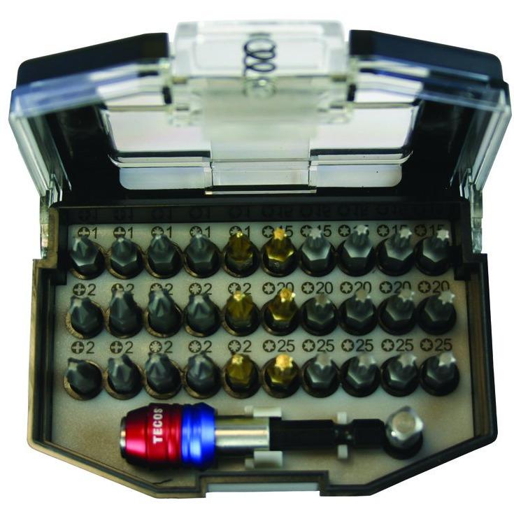 Bitsset 32 delar "beltbits" svart