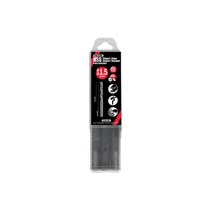 HSS borr Pro Bright - 11,5 × 142 mm - 5 st.