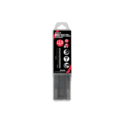 HSS borr Pro Bright - 12,0 × 151 mm - 5 st.