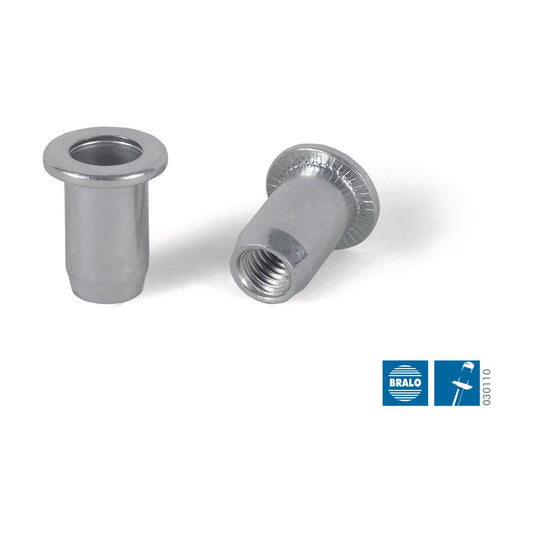 Gevindnitte M6 x16,5mm Stål250stk.