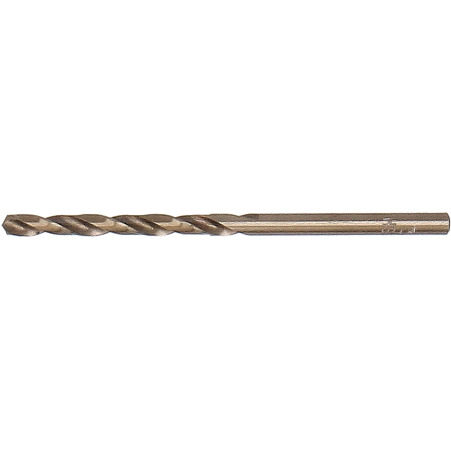 HSS-Cobalt borr 3,5x70 mm. DIN338 sb-kort 2 stk.