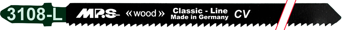 Sticksågsblad 3108L 5st., 132mm CrV 12tpi