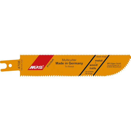 Tigersågsblad 4440-VP, Tänder 1,8-2,5mm/10-14 tpi, Bi-Metall