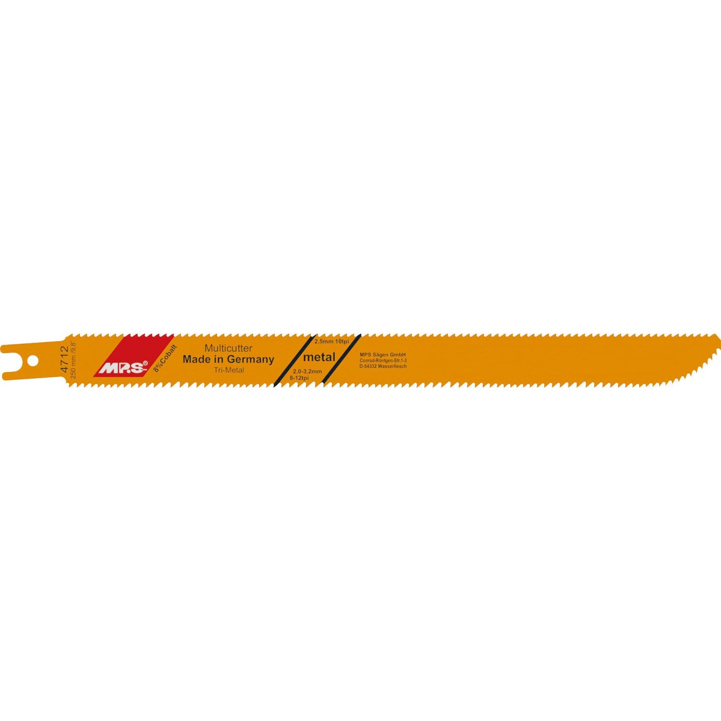 Tigersågsblad 4712 2 st., 250 mm Trimetall 8-12/10 tpi