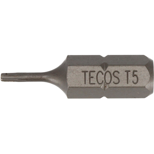 Bits TX5 x L25mm x 1/4" 50pack,påse