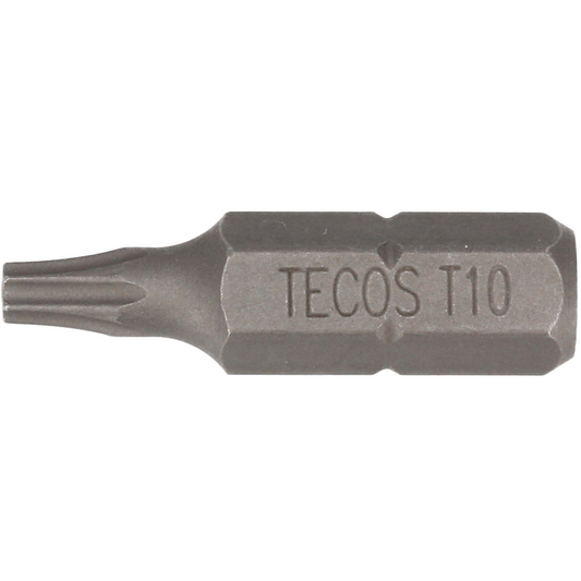 Bits TX10 x L25mm x 1/4" 100 pack