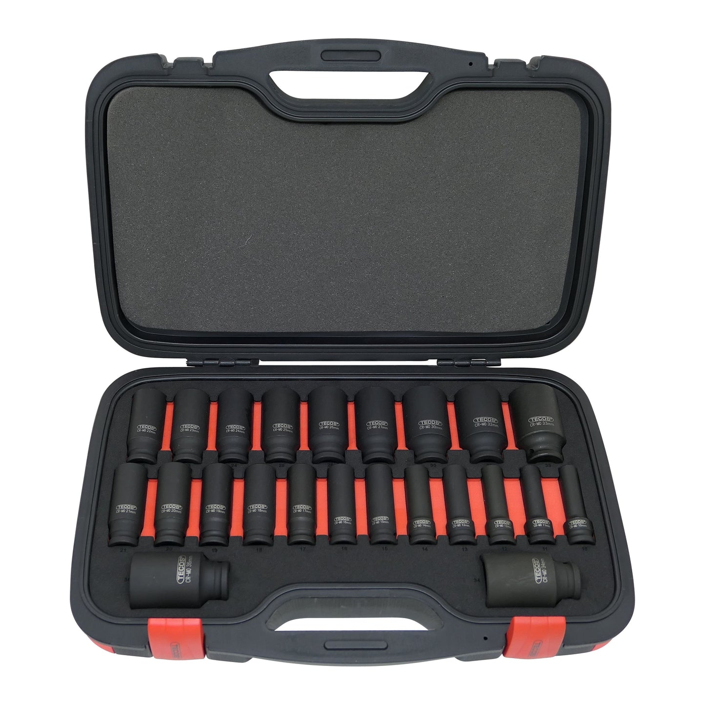 Krafthylsset 1/2" - 23 delar, långa